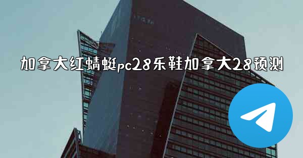 加拿大红蜻蜓pc28乐鞋加拿大28预测