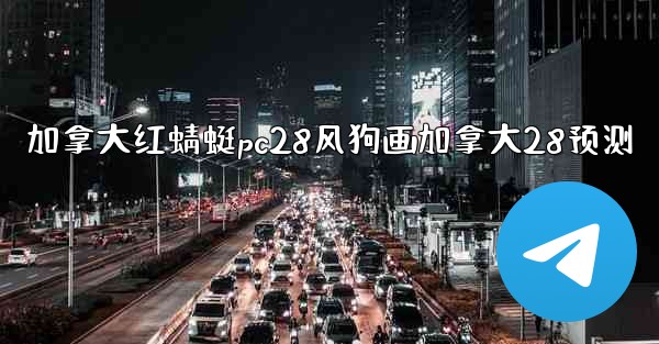 加拿大红蜻蜓pc28风狗画加拿大28预测