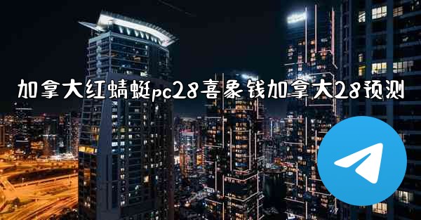 加拿大红蜻蜓pc28喜象钱加拿大28预测