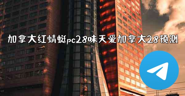 加拿大红蜻蜓pc28味天爱加拿大28预测