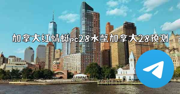 加拿大红蜻蜓pc28水蟹加拿大28预测