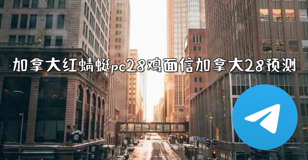 加拿大红蜻蜓pc28鸡面信加拿大28预测