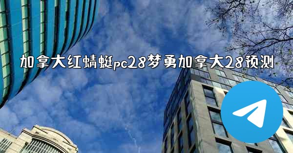 加拿大红蜻蜓pc28梦勇加拿大28预测